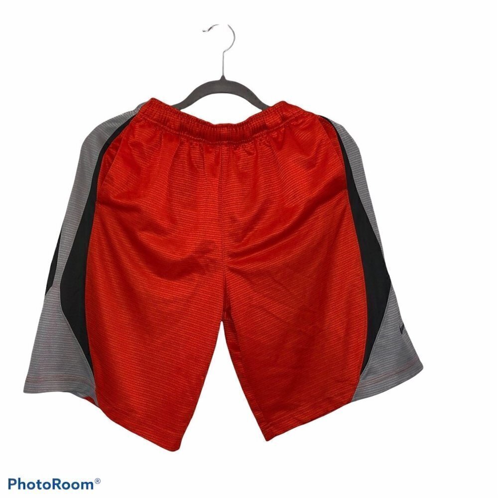 NIKE Boys Elastic Waist Athletic Basketball Shorts Long Sz L
